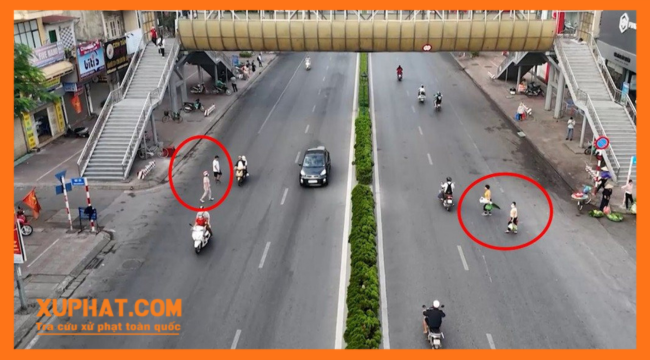 Hà Nội: xử phạt người đi bộ sang đường tuỳ tiện