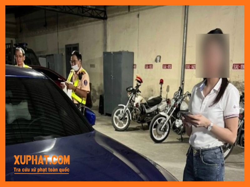 CSGT xử phạt cô gái lái xe BMW gần 140km/h ở TP Thủ Đức